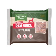 Natures Menu Raw Beef & Tripe Mince 400g