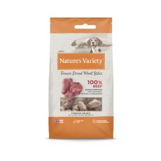 Nature's Variety Freeze Dried Beef Bites 20g
