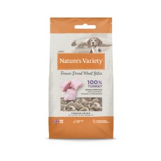 Nature's Variety Freeze Dried Turkey Bites 20g