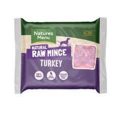 Natures Menu Raw Turkey Mince 400g