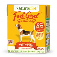 Naturediet Feel Good Chicken & Rice 390g