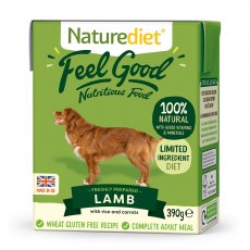 Natuediet Feel Good Lamb & Rice 390g