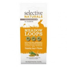 Selective Naturals Meadow Loops for Rabbits With Timothy Hay