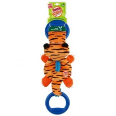 GiGwi Iron Grip Tiger Plush Tug Toy