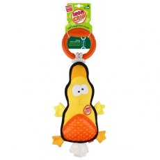 GiGwi Iron Grip Duck Plush Tug Toy
