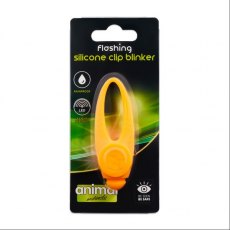 Animal Instincts Flashing Safety Clip Blinker Orange