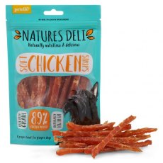 Natures Deli Soft Chicken Strips 100g