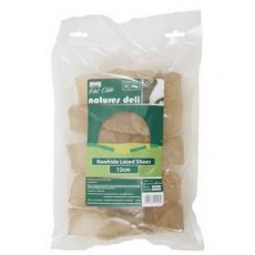 Natures Deli Rawhide Shoe Laced 25g 10 Pack