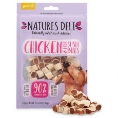 Natures Deli Chicken & Fish Sushi Bites 100g