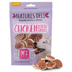 Natures Deli Chicken & Fish Sushi Rolls 100g