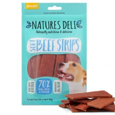 Natures Deli Soft Beef Strips 100g