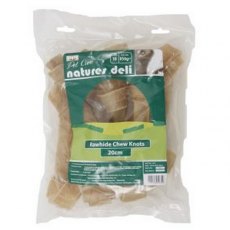 Natures Deli Rawhide Chew Knots 850g 10 Pack