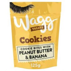 Wagg Cookies Peanut Butter & Banana Treats 125g