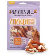 Natures Deli Chicken Wrapped Calcium Bones 100g