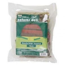 Natures Deli Rawhide Munchy Strip 100 Pack