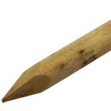 Redwood Pointed Post 2.4m 200-225mm