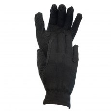 Dublin Deluxe Track Riding Gloves Black