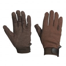 Dublin Track Riding Gloves Brown