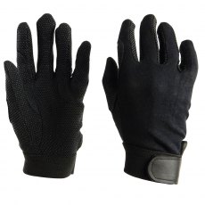 Dublin Childs Track Riding Gloves Black