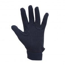 Dublin Childs Track Riding Gloves Navy