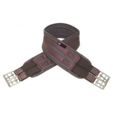 Hy Equestrian Elasticated Waffle Girth Brown