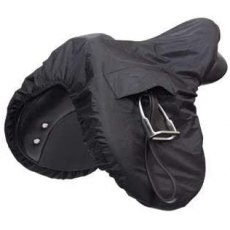 Shires Waterproof Ride On Saddle Cover Black