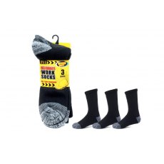 Otterdene Mens Ultimate Work Socks 3 Pack Size 6-11