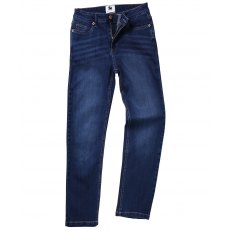 Katy Dark Blue Straight Jeans