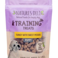 Natures Deli Puppy Training Treats Turkey & Sweet Potato 100g