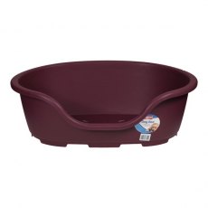 Animal Instincts Plastic Pet Bed Aubergine