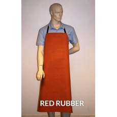 GD Textiles Red Rubber Apron 42'