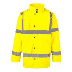 Fort Hi Vis Motorway Jacket Yellow