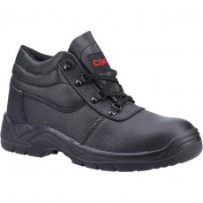 Centek Lace Up Safety Boot Black