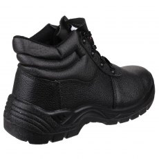 Centek Lace Up Safety Boot Black