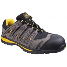 Amblers Lace Up Safety Trainer Black Size 6