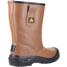 Amblers Water Resistant Pull On Tan Safety Rigger Boot