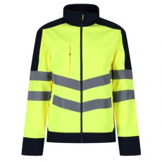 Regatta Professional Softshell Hi Viz Yellow/Navy