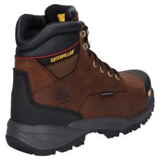 CAT Spiro Lace Up Waterproof Safety Boots Brown