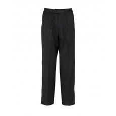 Junior Pleated Trouser Charcoal