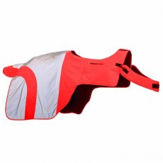 Equisafety Reflective Mercury Horse Exercise Rug Orange