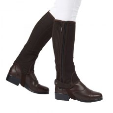 Dublin Easy-Care Half Chaps Brown