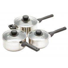 Jury Stainless Steel Saucepan Set