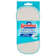 Spontex Scrub & Wipe Cleaning Pad