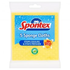 Spontex Sponge Cloths 5 Pack