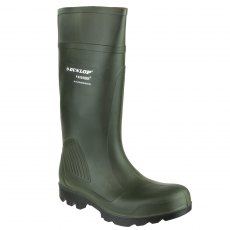 Dunlop Purofort Green Wellington