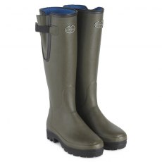 Le Chameau Vierzonord Neoprene Lined Dark Green Wellingtons