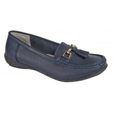 Nautical Navy Leather Shoe