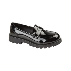 Preppy Black Patent Shoe