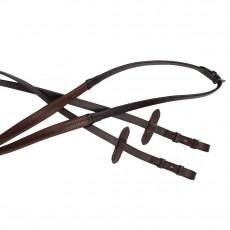 Collegiate IV Flexi Grip Reins Brown