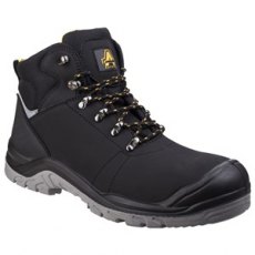 Amblers Leather Safety Boot Black